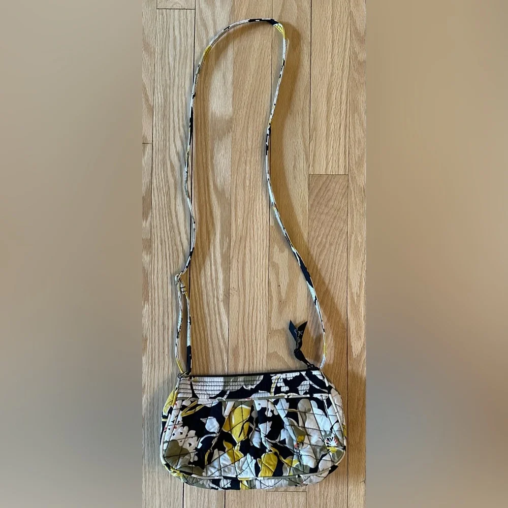 Vera Bradley Frannie Dogwood Quilted Crossbody Bag